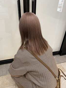 ザザ シンジュク(ZA/ZA shinjuku) まろやかベージュ(ブリーチあり)/外国人風カラー/大人かわいい