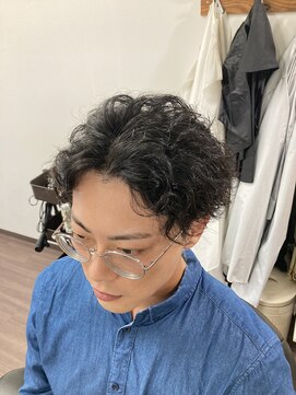 チョップカット パーマスタイル