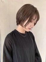 シーン(SCEN) ショートボブ×フレンチカジュアル×ミントアッシュ