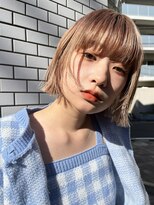 サロンドミルク 新百合ヶ丘店(salon de MiLK)&nbsp;外ハネが可愛いボブスタイル！