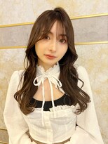 ロンド ストラーダ 心斎橋(Lond strada)&nbsp;韓国前髪顔周りロング×デザインカラー[心斎橋/髪質改善]