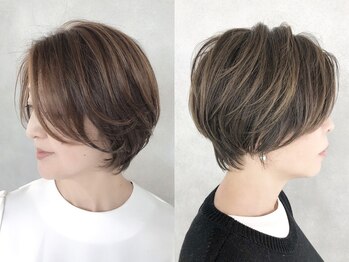 ヘアサロン セロ(Hair Salon SERO)の写真/【大人ハイライトで脱白髪染め】上品でオシャレな大人ハイライトで脱白髪染め［姫路/東姫路/脱白髪染め]