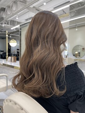 シェノン サントル(CHAINON CENTRE) シルキーベージュ/ブリーチ無しダブルカラー/似合わせ