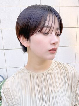 スー 渋谷(suu) 大人ショートボブ黒髪ショートカットマッシュショート前髪あり