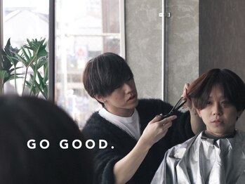 ゴーグッド(GO GOOD.)の写真/メンズ限定クーポン予約受付中！【新規限定Men'sカット+シャンプーor眉カット￥4000】茅ヶ崎/髪質改善