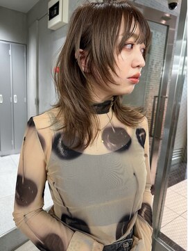 サイン 表参道(SIGN) 韓国ヘアイメチェンハッシュカット似合わせカットレッドブラウン