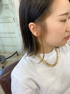 ジュール(Jule) 【Jule】インナーカラー◇ミルクティベージュ◇神戸 30代