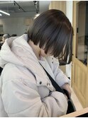 ミニボブ__アッシュグレージュ