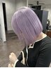 【ハイブリーチ】カット＋ケアブリーチ2回＋カラー＋1stepトリートメント