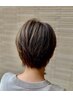 カット+リタッチ(根元）カラー3cm以内＋マーブ　￥8600