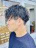 【メンズ今流行りの♪】メンズカット＋ツイストスパイラルパーマ￥10800