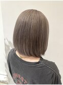 がっつりイメチェン☆ブリーチ2回　ハイトーンシルバーボブ