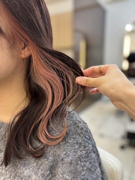 フレア(FLAiR) 20代30代ブリーチ必須インナー桜ピンクカラー