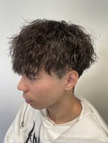 ニアウ 伊勢崎連取店(Niau)&nbsp;メンズマッシュツイストスパイラルパーマメンズパーマ