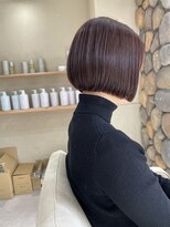 ロアバイチェリーコークウブ(Loa by CHERRY COKE ubu)&nbsp;ミニボブとピンクブラウン