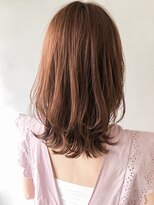 薄めバングイメチェンホワイトブロンド斜めバング#276f0316