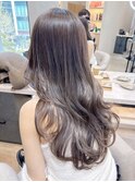透き通る透明感カラー上品な大人女性に!