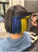 ブルー×イエローツートンインナー
