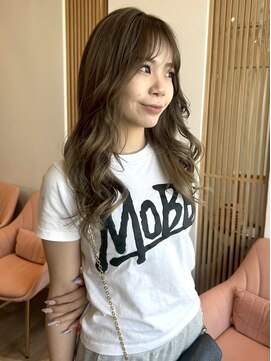 ロジェブルー(Rosier Bleu) 【透け感カラー】透け感たっぷりベージュブラウン