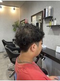 プードル風パーマ