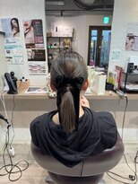 コワファースト長崎シャンプーボーイ 2nd(COIFF1RST 長崎 SHAMPOO BOY) お呼ばれアレンジ ヘアセット タイトアレンジ