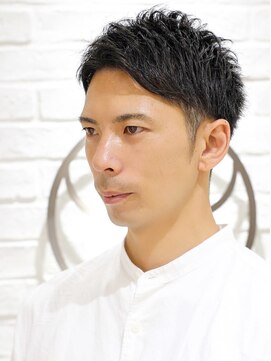 ヨシザワインク プレミアム 横浜 桜木町店(YOSHIZAWA Inc. PREMIUM) 30代40代王道爽やかツーブロックビジネス刈り上げ