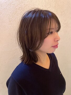 ブリーチなし透明感ショコラブラウン