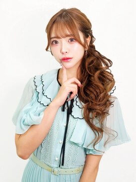 ステラ(Stella) 銀座ヘアセット。宣材サロモ編。サイドカールアップVOL1.0