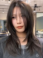 ジアン テラス(GIEN TERRASSE)&nbsp;レイヤーカットハッシュカットミディアムレイヤー/岸本 理希