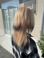 ヌル いわき(neul)&nbsp;neul/いわき/ダブルカラー/バレイヤージュ/ハイトーン/エクステ