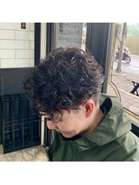 ヘアサロン大野 ニューオータニ ザ メイン店&nbsp;直毛をカーリーヘアに
