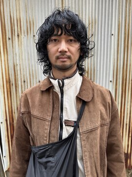 ヌース(NOOS) メンズウルフパーマスパイラルパーマニュアンスパーマ