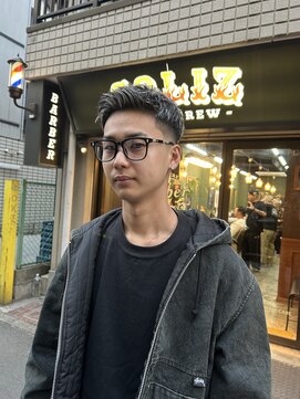 ソリズ ヘア クルー 池袋(SOLIZ HAIR CREW) バチイケホワイトメッシュk