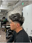 ブリーチハイライト髪質改善ダブルカラーレイヤーカット/本厚木