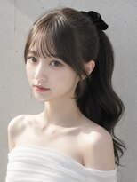 ユーフォリア 渋谷グランデ(Euphoria SHIBUYA GRANDE)&nbsp;小顔前髪顔周りレイヤーシースルーバングおくれ毛もみあげライン
