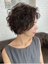 アブニール 柏東口店(AVENIR)&nbsp;ダークパープル/ナチュラルショート/夏のヘアアレンジ/柏