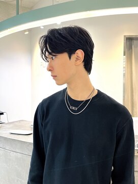 フィルムス 柏(FILMS) men's/メンズ/パーマ/リバースセンターパート/スペインカール