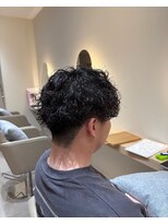 ルーチェココ ブラン(Lu'ce coco blanc)&nbsp;波巻きツイストスパイラル　メンズパーマ 波巻きツイスパ