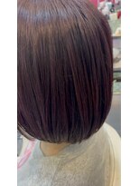ロサ ロセット&nbsp;ブリーチなし☆つややかカシスパープルボブ / ベリーパープル