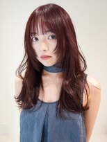 ニール 名古屋 伏見 丸の内(NEELU)&nbsp;ボルドーカラー×顔周りレイヤー