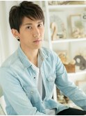 斜めバングで個性的に☆束感ショートa