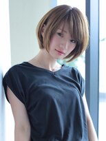 ネオリーブウリ 二子玉川店(Neolive uri)&nbsp;モーブカラー×耳かけ大人ボブ《uri/二子玉川》