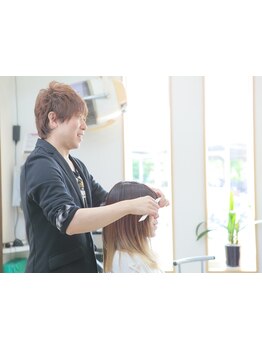 《縮毛矯正にこだわるサロン》ポイント～全体までお悩みに合わせて改善を目指します！ナチュラル感が人気◎