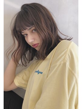 エイト ヘアサロン 渋谷本店(EIGHT) ピンクベージュ_ウェーブロブ