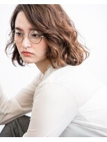 ヘアーアンドファッションシオミエイチ (hair＆fashion shiomi H) 【shiomi H】ゆるふわボブstyle