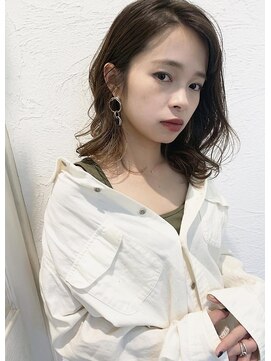 リールヘアー 香椎店(rire hair) 大人ミディアムハイライト