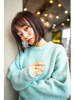 オースティン 錦糸町(AUSTIN)&nbsp;AUSTIN☆大人かわいい前髪セシルカットココアブラウンネオウルフ