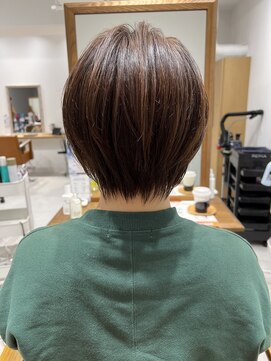 ネイロ 錦糸町(NeiRo) ボブカーキグレージュマッシュショート大人かわいい