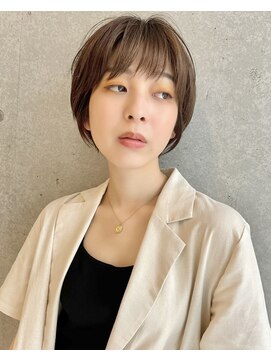 アッシュ 新小岩店(Ash) グレーベージュ/斜めバング/フレンチガーリー/ネイビー[新小岩]