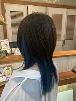 オーブ ヘアー リリー 博多2号店(AUBE HAIR lily) インナーブルー